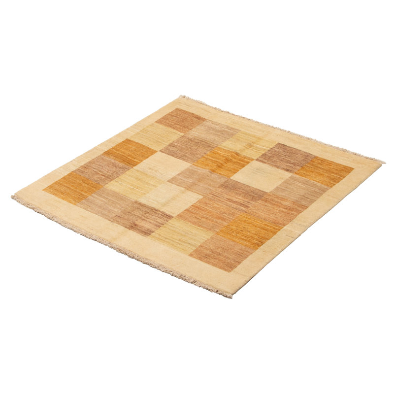 Taylor-Jake One-of-a-Kind 4' X 4'1 New Age Wool Area Rug in Yellow