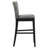 Upholstered Counter Stool with Solid Wood Frame-1869918942
