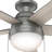 46" Anslee 5 - Blade LED Flush Mount Ceiling Fan with Pull Chain and Light Kit Included-17799250