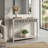 Chul 43.3" Traditional Console Table With Curved Edge Top 43.3" Traditional Console Table With Open Shelf-1855846595