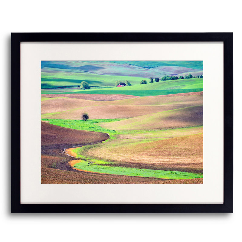 Spring Fields In The Palouse Hills par Bruce Heinemann, H 17,25 po x l 21,25 po x P 0,875 po