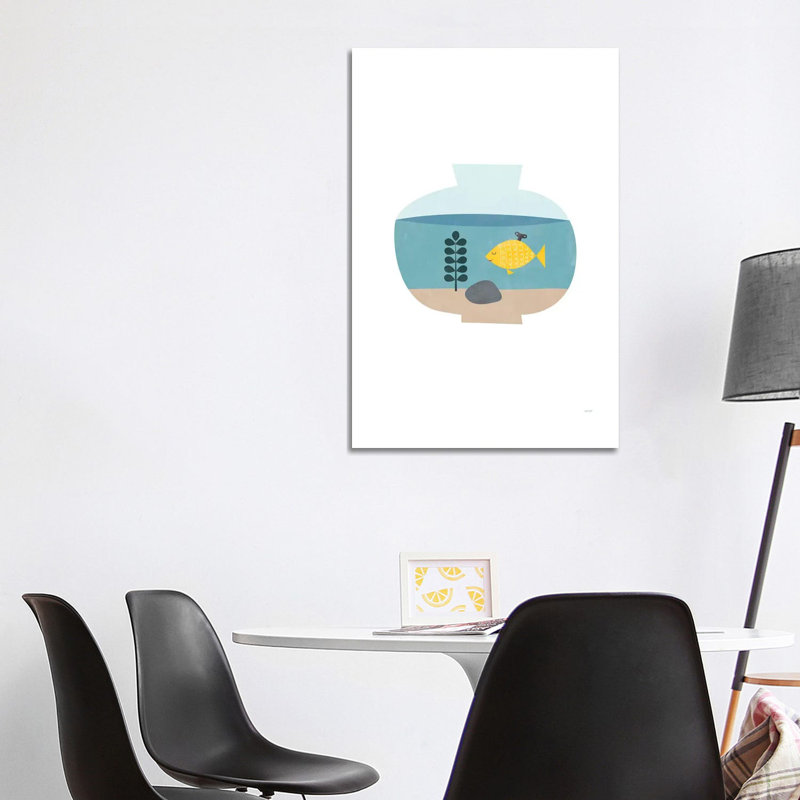 Goldfish - Wrapped Canvas Painting, 101.6 cm H x 66.04 cm W x 3.175 cm D