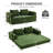Space-saving Corduroy Sofas Jade, Modern Convertible Sleeper For Home
