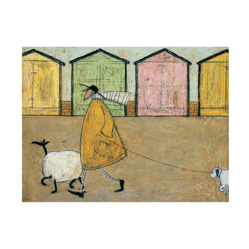 Art mural sur toile tendue - Sam Toft "Le long du bal", décoration murale pour le salon, la chambre à coucher ou le bureau - 18 x 24