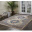 Tapis oriental ivoire / bleu Huetter-22256921
