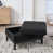 Tissu noir / structure noire est en rupture de stock