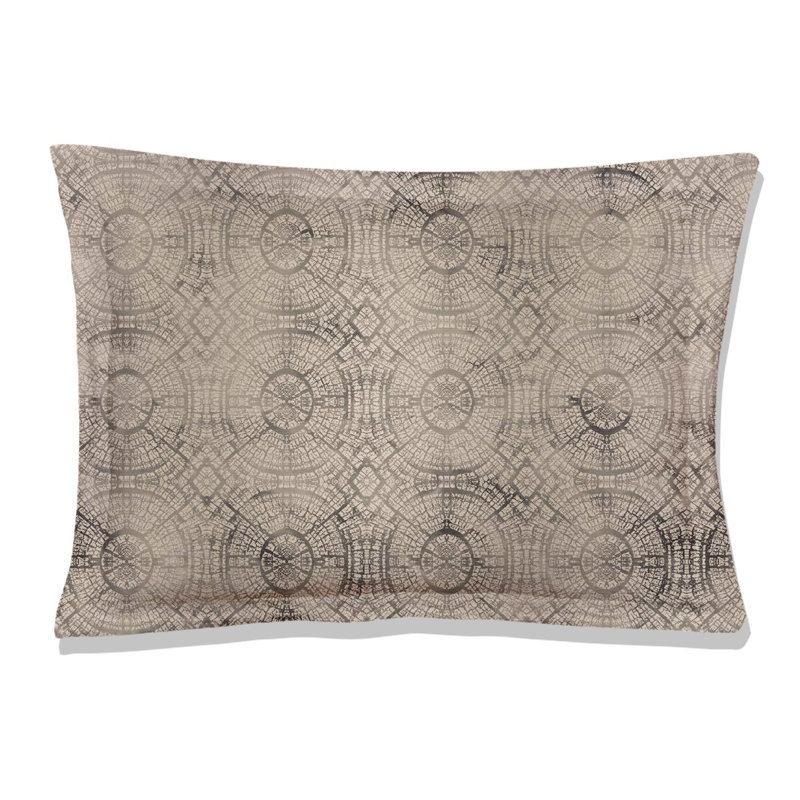 Safari Organic Cotton Blend Standard Geometric Sham Set