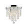 Cheyan 5-Light 11" Crystal Chandelier Ceiling Light Fixture with Flush Mount