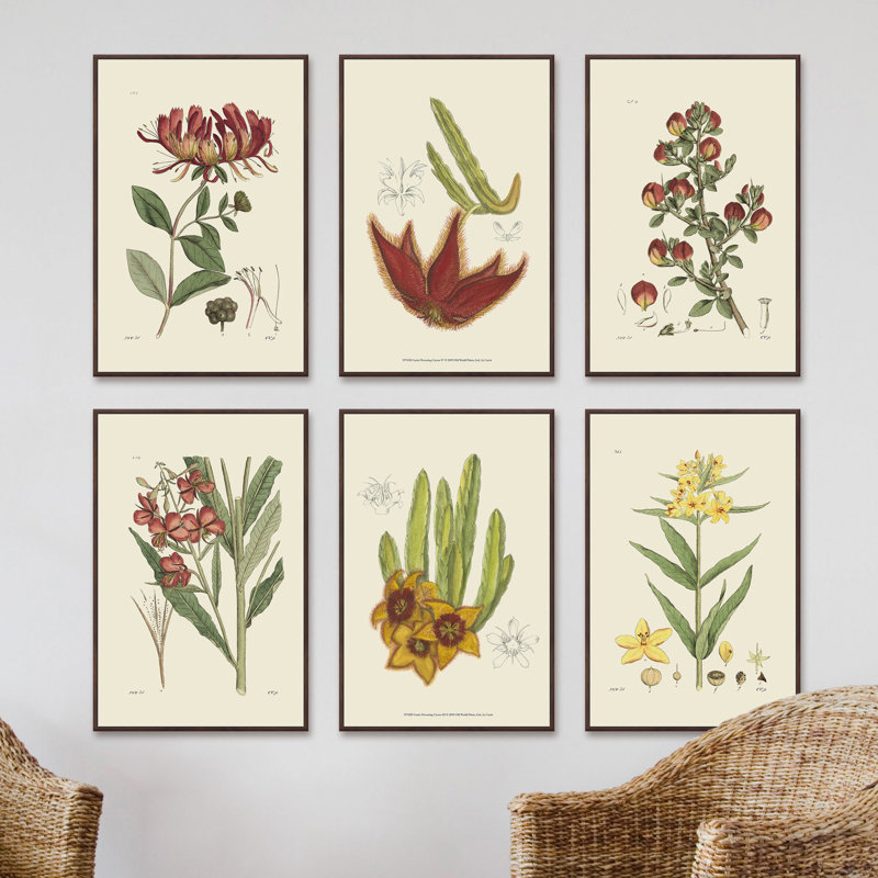 «Autumn Blooms», toile encadrée 6 pièces, H 36 po x l 24 po x L 1,5 po
