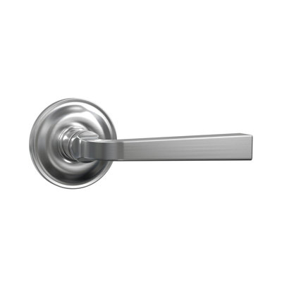 Levier Bravura 904S-0 Passage Memphis sur rose ronde traditionnelle en nickel satiné