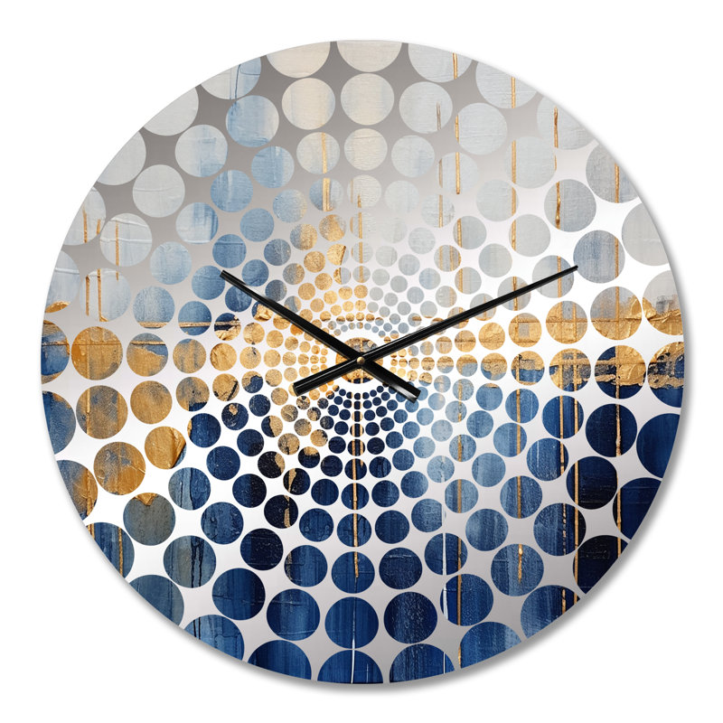 Anatasia - Horloge murale peinture abstraite, Petit