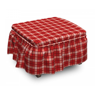 Box Cushion Ottoman Slipcover
