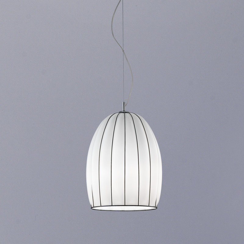 Salice 1 - Light Black Lantern Pendant
