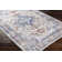 Mittler Oriental Machine Woven Polyester Area Rug in Brown