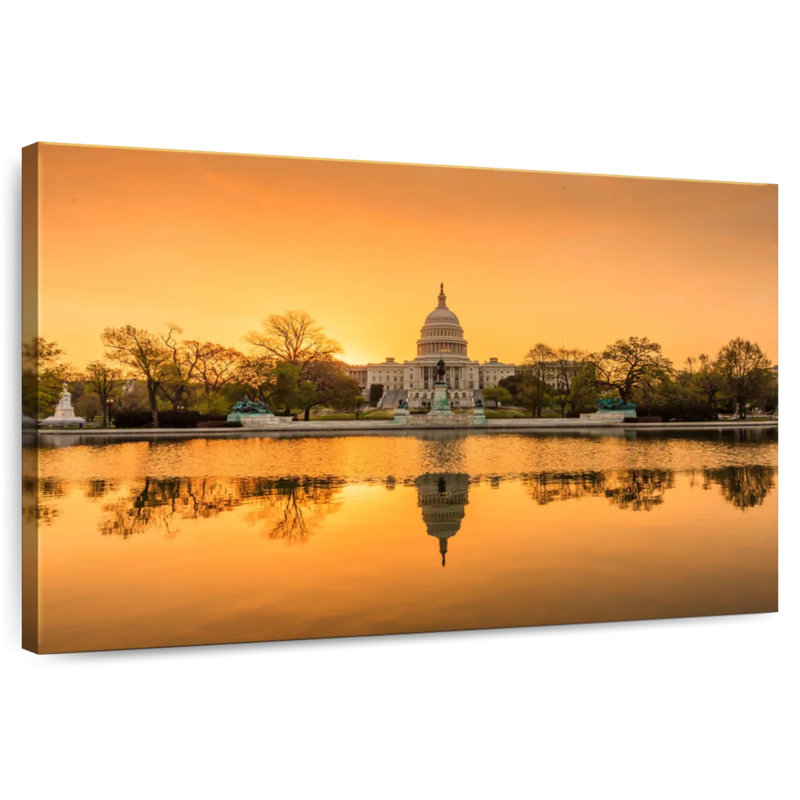 Lilie Sunset At US Capitol