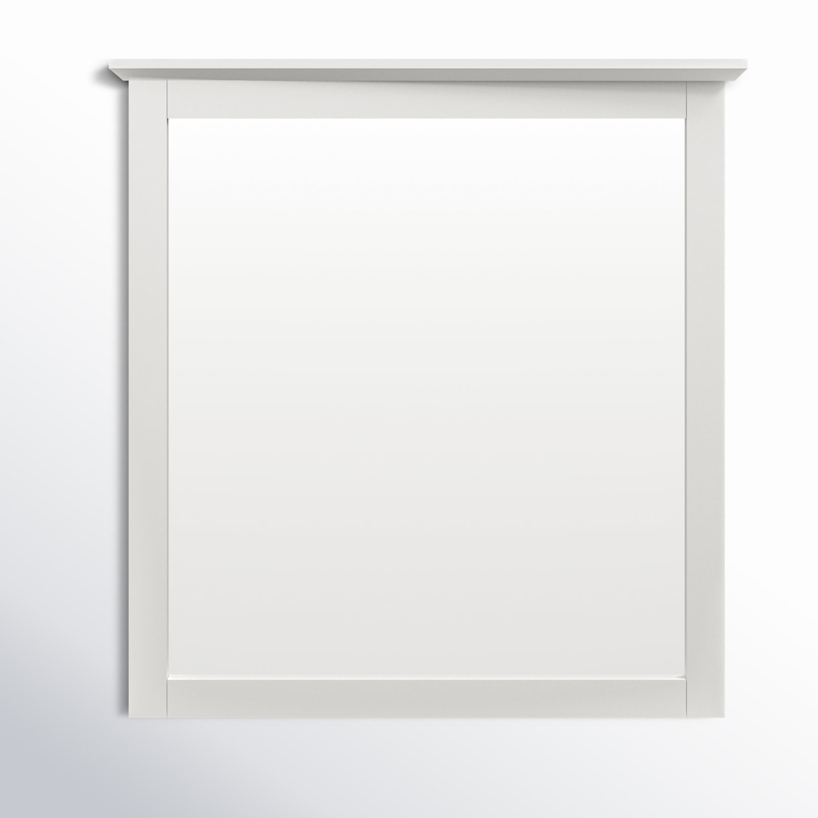 Monza 41" Mirror, Snowfall White