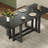 Rustic 82Inch Extendable Dining Table, Trestle Kitchen Table With Two 12'' Removable Leaf, Grey