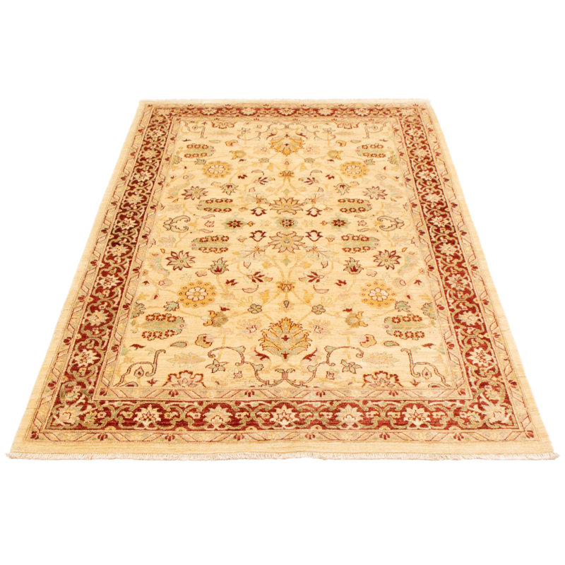 Tapis crème Peshawar Oushak 5 pi 9 po x 9 pi 0 po