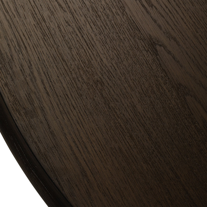Maven Lane Zola Traditional Round Wooden Dining Table, Antiqued Brown