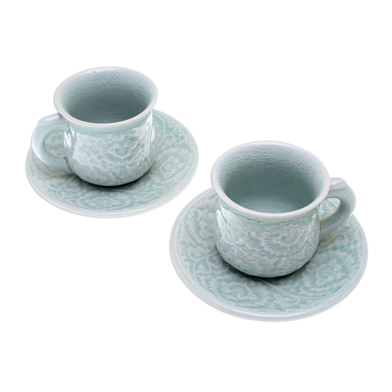 Felicdad Ceramic Teacup and Saucer