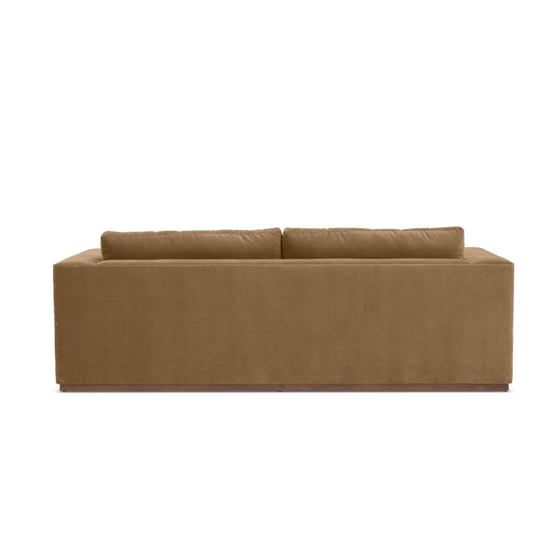 Velvet Sleeper Sofa, Banks Toffee