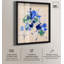 «Sapphire Scrawl Shadowbox Print Western Floral Art» par Art Remedy-115120575-115120579