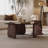 Creative Tempered Glass Coffee Table Set