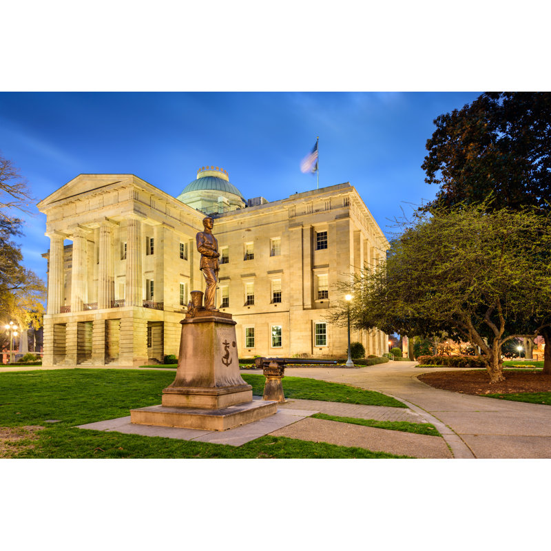 North Carolina State Capitol by SeanPavonePhoto - Wrapped Canvas Print, 30cm H x 46cm W