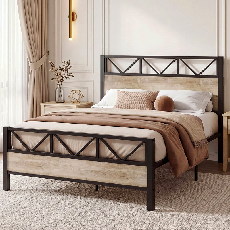 Lit plateforme Wykeisha, Grand, Noir
