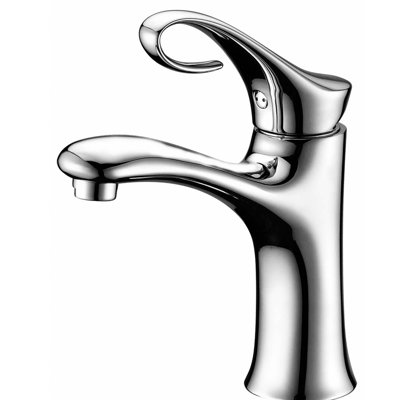 Single-Hole Single-handle Bathroom Faucet with Drain Assembly