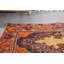 Tapis Oushak, tapis orientaux orange, tapis 4,2 x 6,2 pi, tapis rétro, tapis turc