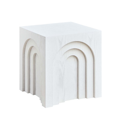 Table d'appoint carrée 15,74 po