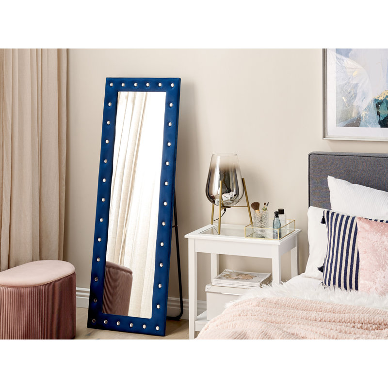 Aimee-Louise Flat Floor Mirror, Blue