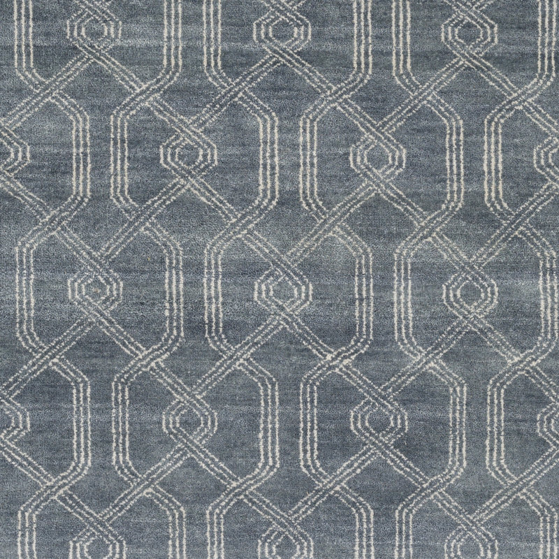 Flippen Wool Geometric Indoor Rug, Rectangle 2' x 3'