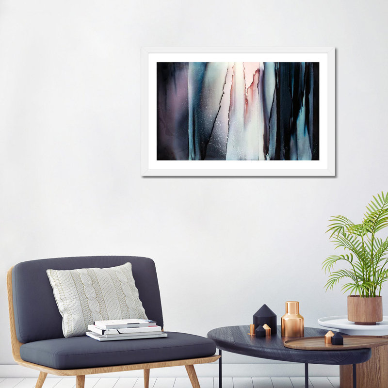 «Focus» par Spell rebond Fine Art - impression d'art graphique, Papier encadré blanc, H 24 po x l 32 po x P 1 po, Blanc