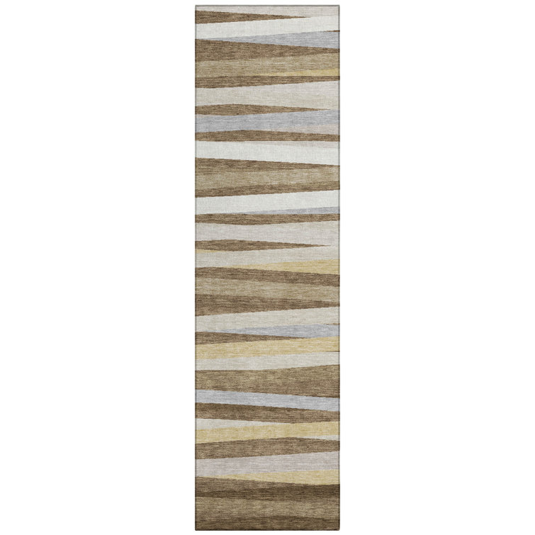  Machine Washable Indoor/Outdoor Chantille ACN997 Gray Area Rug