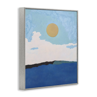 Simple Blue Sky View Framed Giclee, design by Walker Noble