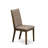 7 Piece Dining Set Consist of a Rectangle Rustic Wood Dining Room Table and 6 Dark Khaki Linen Fabric Upholstered Chairs, Distressed Jacobean-1129915174-1129915181-1129915177