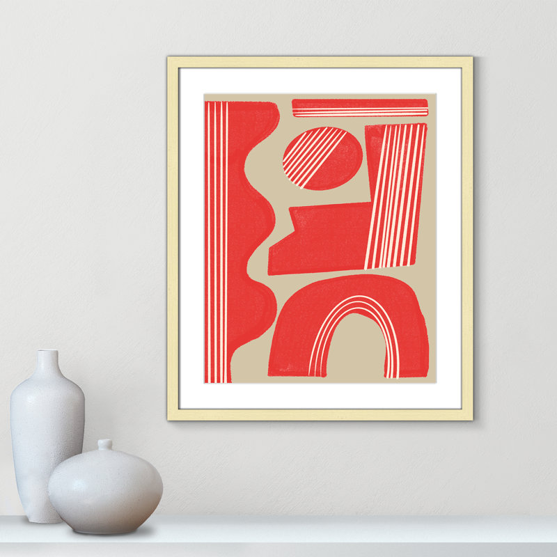 Rosalinda Print by Miuus Studio, 21.5'' W x 25.5'' H, Matted Print, Matte Gold