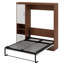 Lit escamotable double pleine grandeur avec armoire