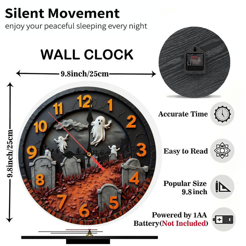 Horloge d'Halloween