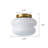 Layered Opal Glass Semi Flush Mount