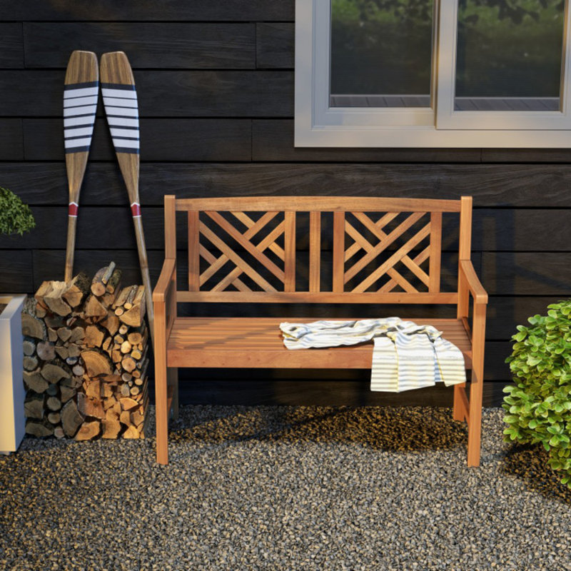 Banc d'extérieur en acacia Perei