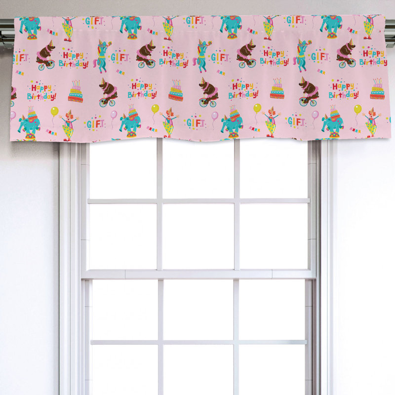 Sateen Ruffled Window Valance