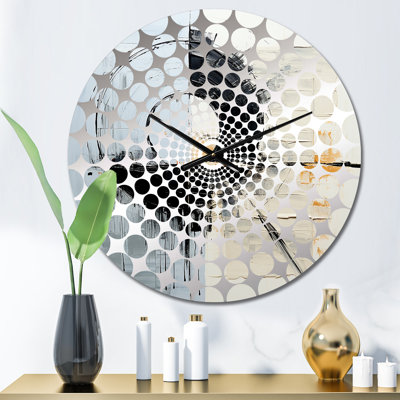 Antonay - Horloge murale peinture abstraite