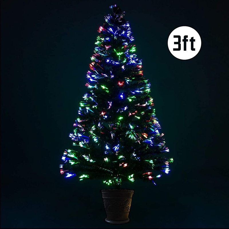3.94' H Lighted Artificial Christmas Tree