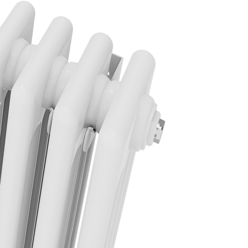 Adamsville Vertical Traditional 4 Column Radiator 1500x200mm, White