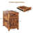End Table With Charging Station, Narrow Side Table For Living Room, Farmhouse Night Stand For Bedroom, Beside Table With Storage And Drawer For Home-1063502310