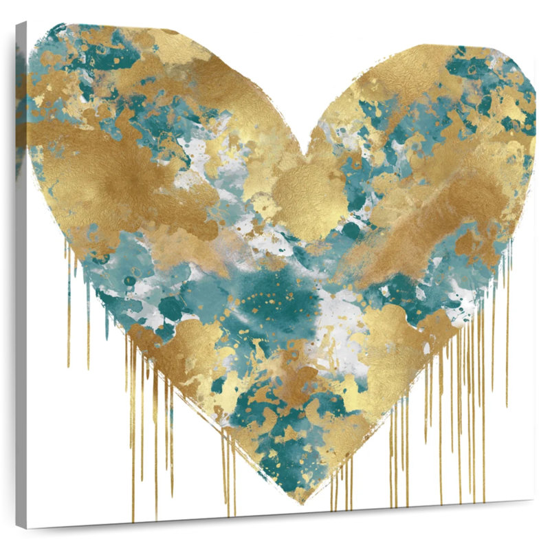 Hardie Big Hearted - vert et or, H 16 po x l 16 po