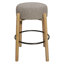 Tabouret Natalia en tissu bouclé-30128897-1156072